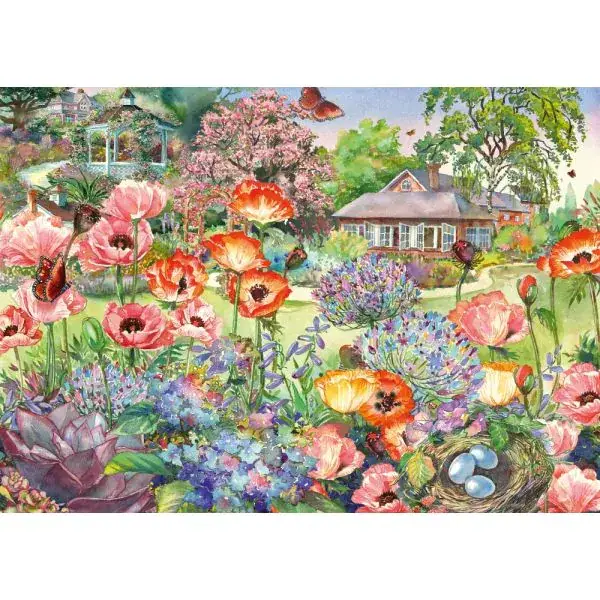 Schmidt Spiele Blühender Garten, 1.000 Teile Puzzle Muttertagsangebot