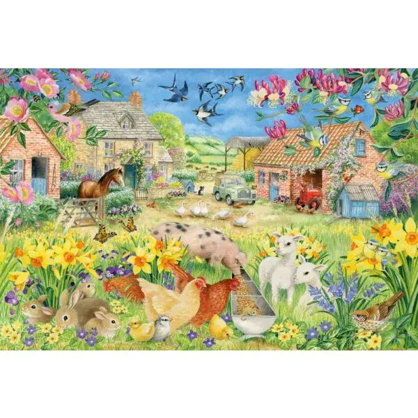 Schmidt Spiele Mein kleiner Bauernhof, 60 Teile Kinderpuzzle Lagerräumung