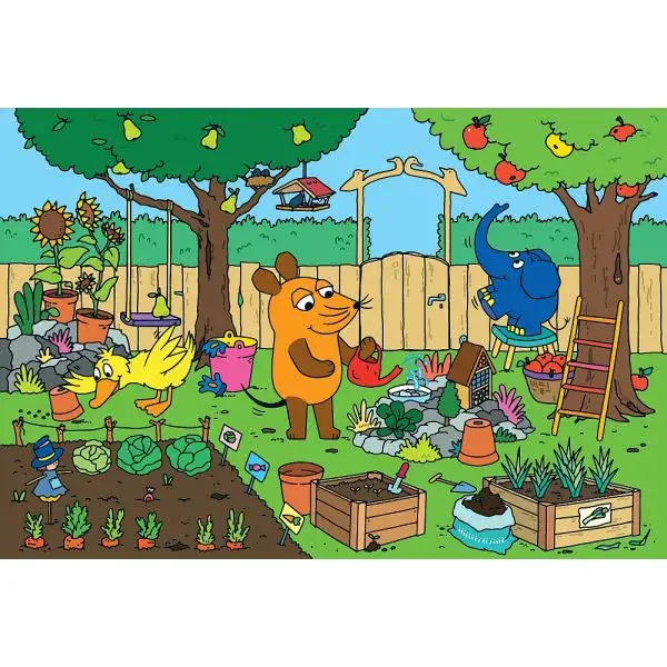 Schmidt Spiele Die Maus: Ein Tag mit der Maus, 3x48 Teile Kinderpuzzle Tägliche Deals