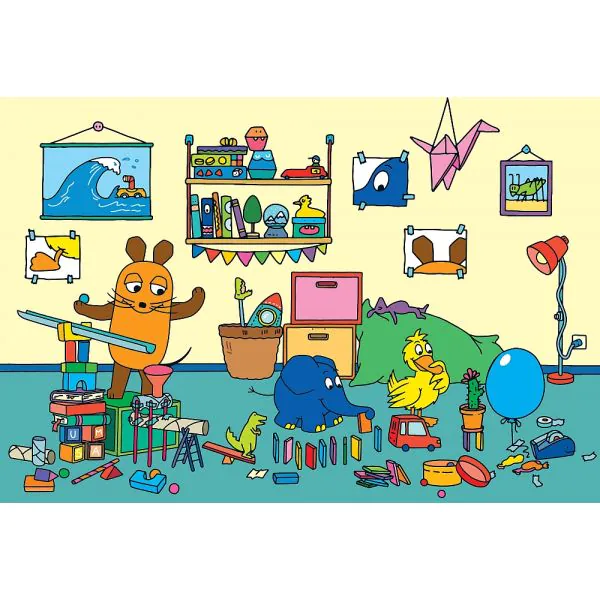Schmidt Spiele Die Maus: Ein Tag mit der Maus, 3x48 Teile Kinderpuzzle Tägliche Deals