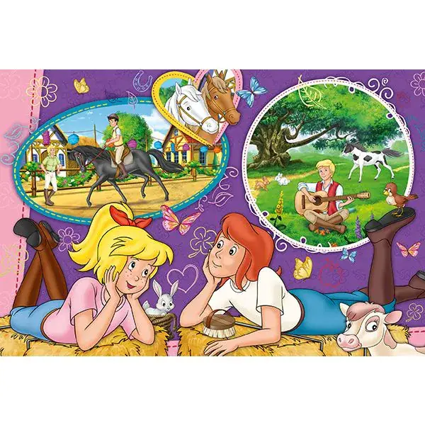Schmidt Spiele Bibi & Tina: Freundinnen für immer, 150 Teile Kinderpuzzle mit Add-on (inkl. Slap Snap Band bunt) Sonderangebote