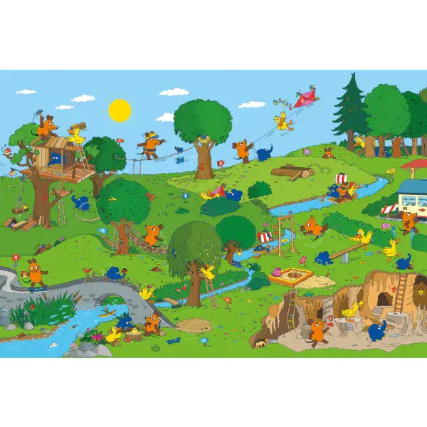Schmidt Spiele Die Maus: Im Spielpark, 100 Teile Kinderpuzzle Riesige Ersparnisse