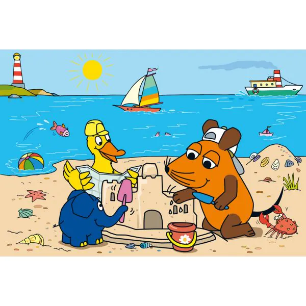 Schmidt Spiele Die Maus: Gute Freunde, 3x24-teiliges Kinderpuzzle Wochenangebot