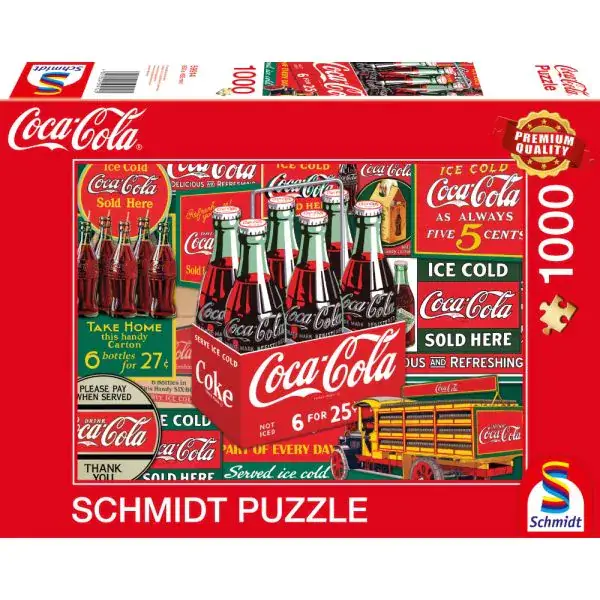 Schmidt Spiele Coca Cola: Klassiker, 1.000 Teile Puzzle