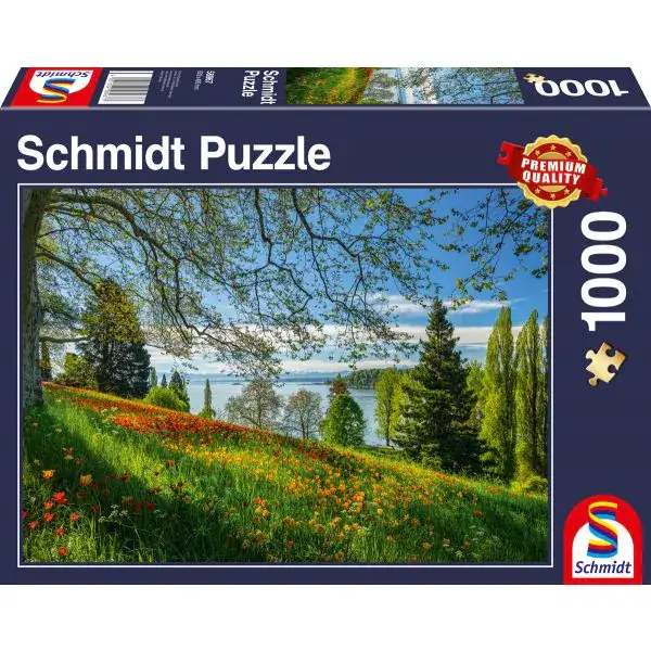 Schmidt Spiele Frühlingsallee zur Tulpenblüte, Insel Mainau, 1.000 Teile Puzzle 50% Rabatt mit kostenlosem Versand