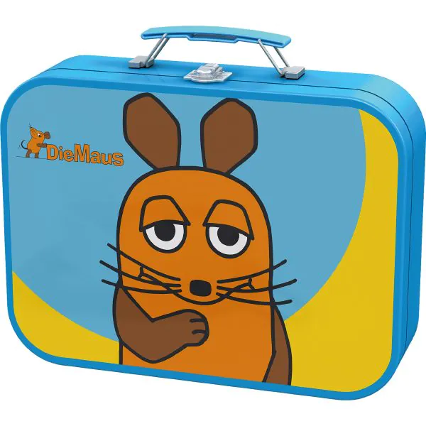 Schmidt Spiele Puzzle-Box: Die Maus im Metallkoffer mit 4 Kinderpuzzles (2 x 26 und 2 x 48 Teile) 2025