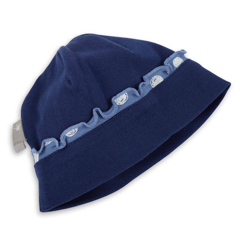 Sigikid Dunkelblaue Baby Mütze mit Kräuselkante Wochenangebot