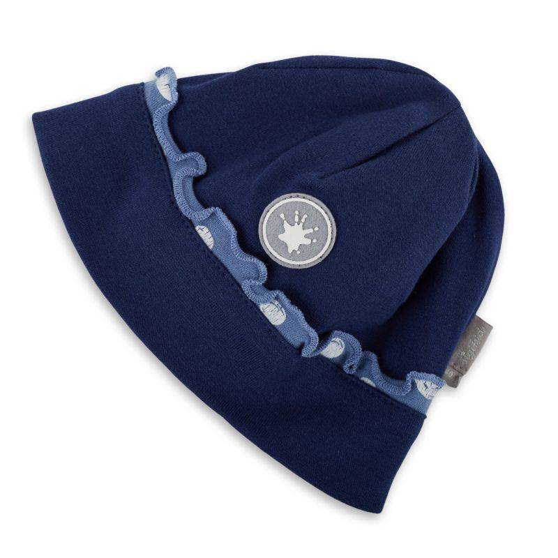 Sigikid Dunkelblaue Baby Mütze mit Kräuselkante Wochenangebot