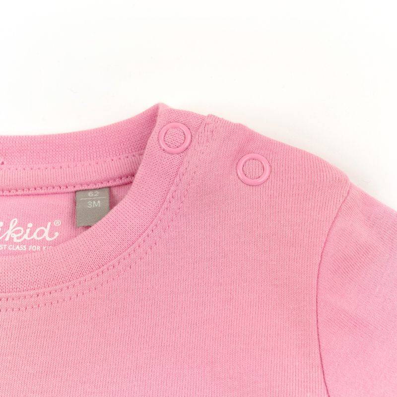 Sigikid Rosa Baby T-Shirt mit Herzchen Stickerei Kostenlose Rückgabe