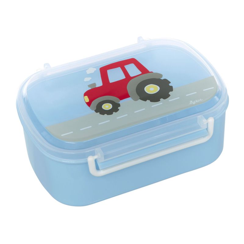 Sigikid Kinder Set 400 ml Edelstahl-Trinkflasche und Brotbox, Traktor 50% Rabatt für begrenzte Zeit