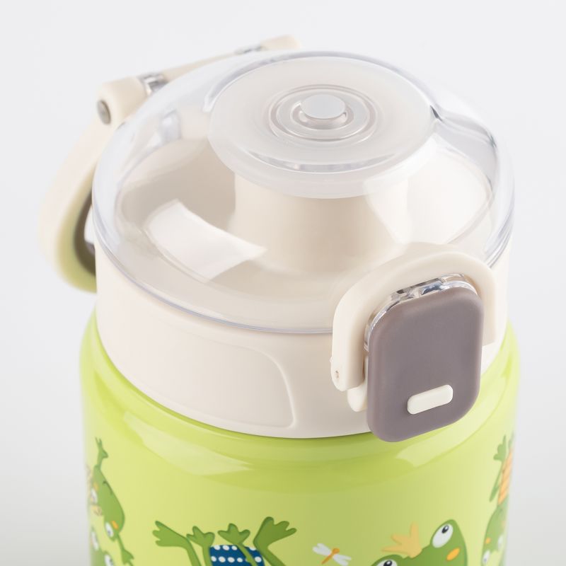 Sigikid Kinder Set 400 ml Edelstahl-Trinkflasche und Brotbox, Frosch Online