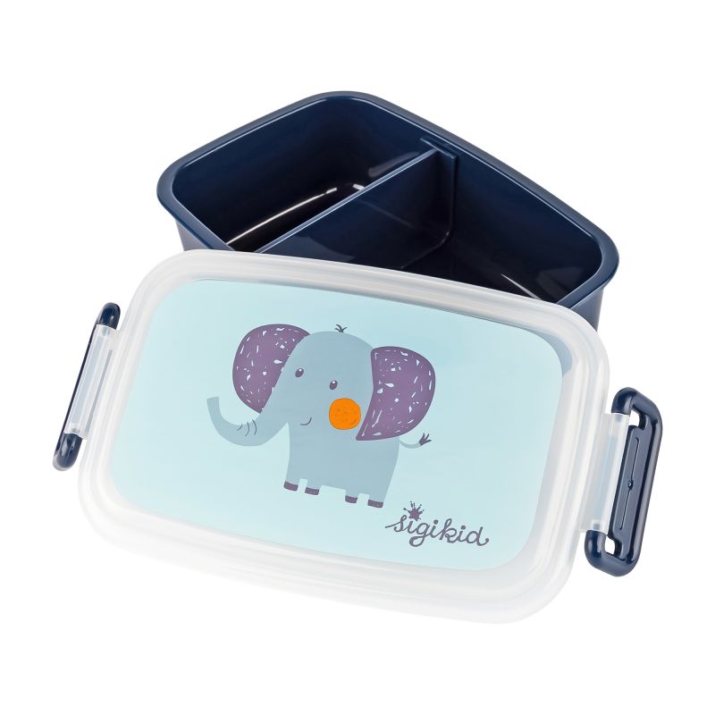 Sigikid Kinder Set 250 ml Edelstahl-Trinkflasche und Brotbox, Elefant Verkauf