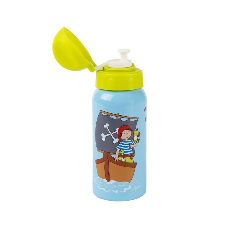 Sigikid Kinder Edelstahl-Trinkflasche Pirat Sammy Samoa Fabrikverkauf