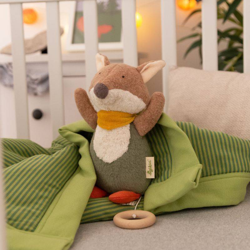 Sigikid Baby Spieluhr Fuchs, Green Bio Kollektion Lagerräumung