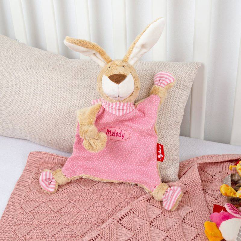 Sigikid Namensschnuffeltuch Hase rosa Top Angebot