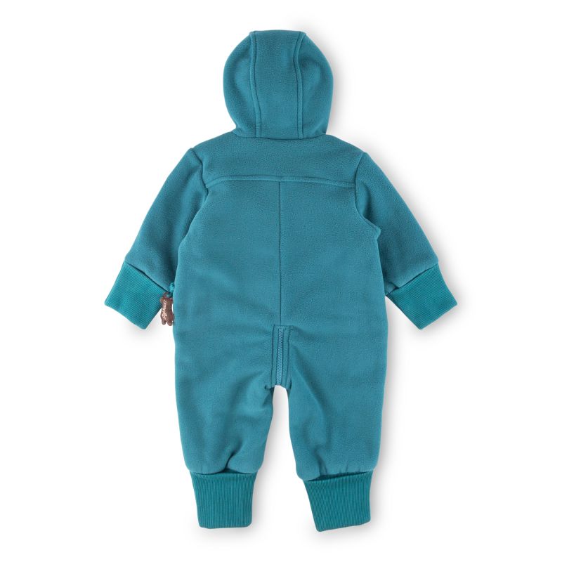 Sigikid Baby Fleeceoverall Bär mit Kapuze, grün 50% Rabatt mit kostenlosem Versand