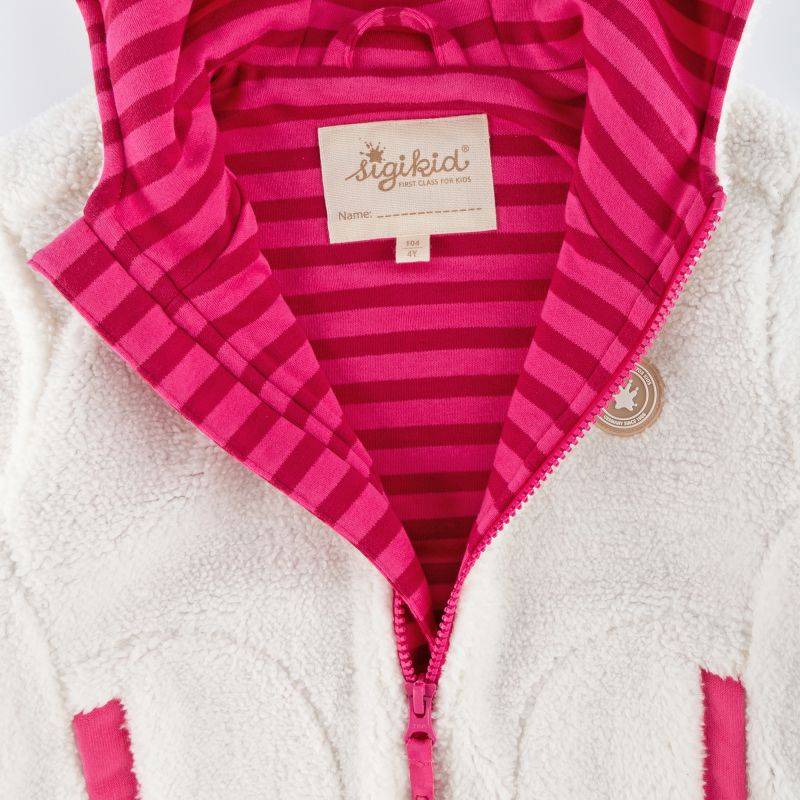 Sigikid Kinder Teddyjacke Crazy Lama, weiß Kostenloser Versand international