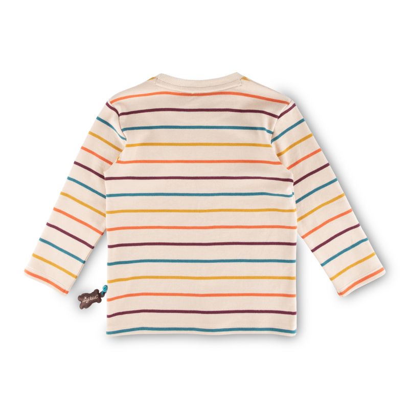 Sigikid Kinder Langarmshirt, bunt gestreift Speichern exportieren