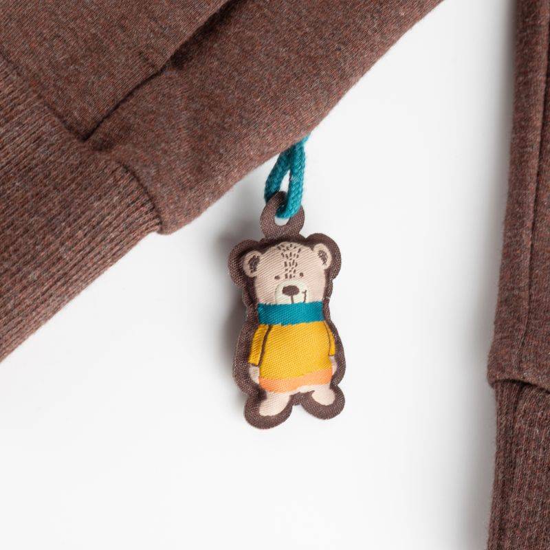 Sigikid Kinder Sweatjacke mit Kapuze, dunkelbraun Im Verkauf