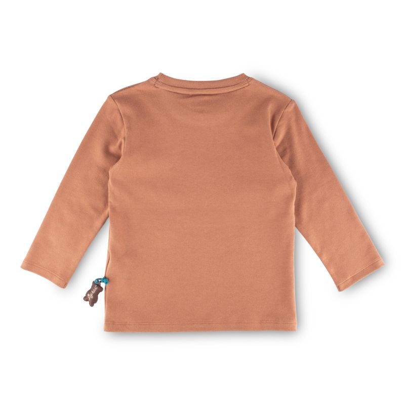 Sigikid Kinder Langarmshirt Bär, braun 2025
