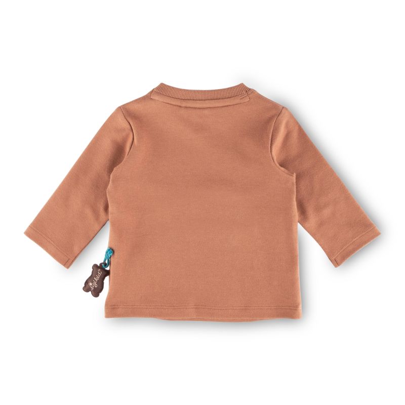 Sigikid Baby Langarmshirt Fuchs, braun im Angebot