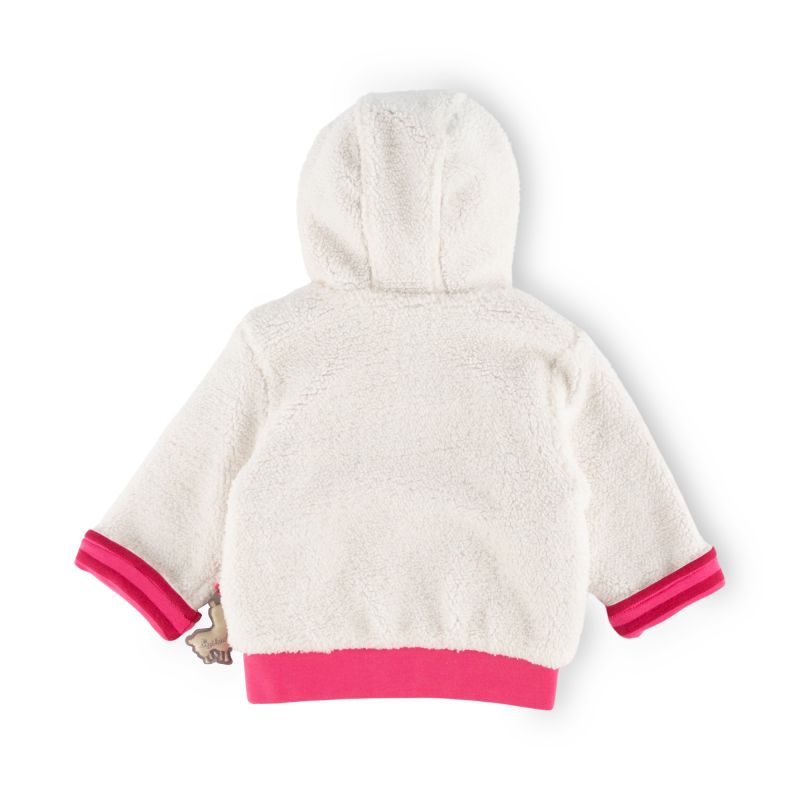 Sigikid Baby Teddyjacke Crazy Lama, weiß Fabrikpreis