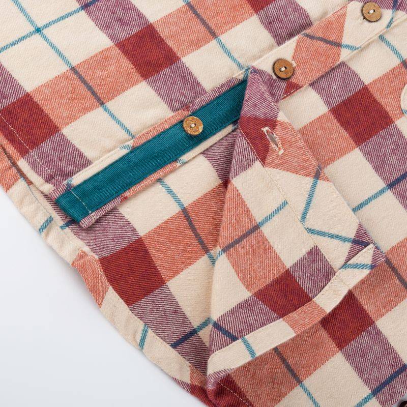 Sigikid Kinder Karo Flanellhemd, rot -beige Online Shopping