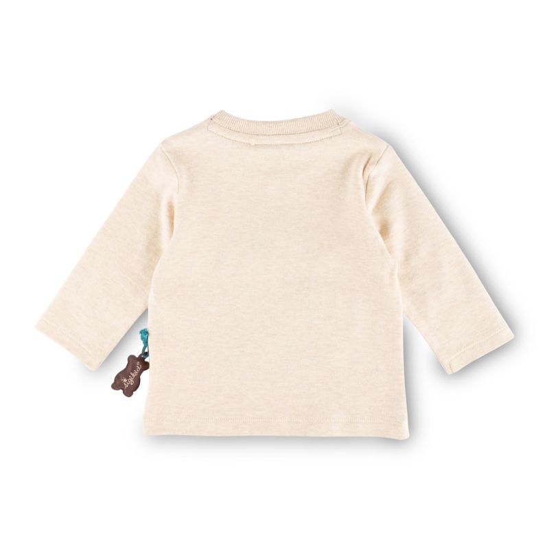 Sigikid Baby Langarmshirt Fuchs, beige meliert Preisnachlass