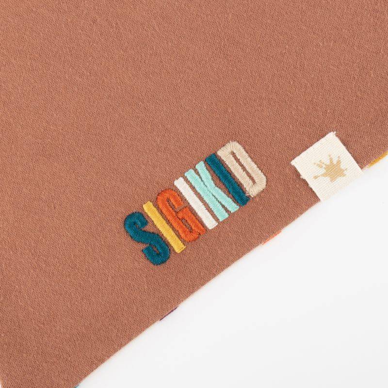 Sigikid Baby Wendehalstuch, bunt gestreift oder dunkelbraun Weihnachtsangebot