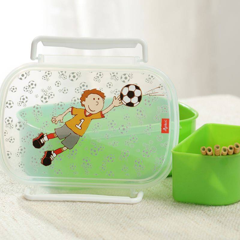 Sigikid Kinder Brotzeitbox für Fußballfans mit Kily Keeper Kostenloser Versand international