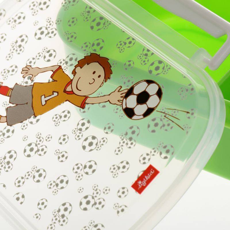 Sigikid Kinder Brotzeitbox für Fußballfans mit Kily Keeper Kostenloser Versand international