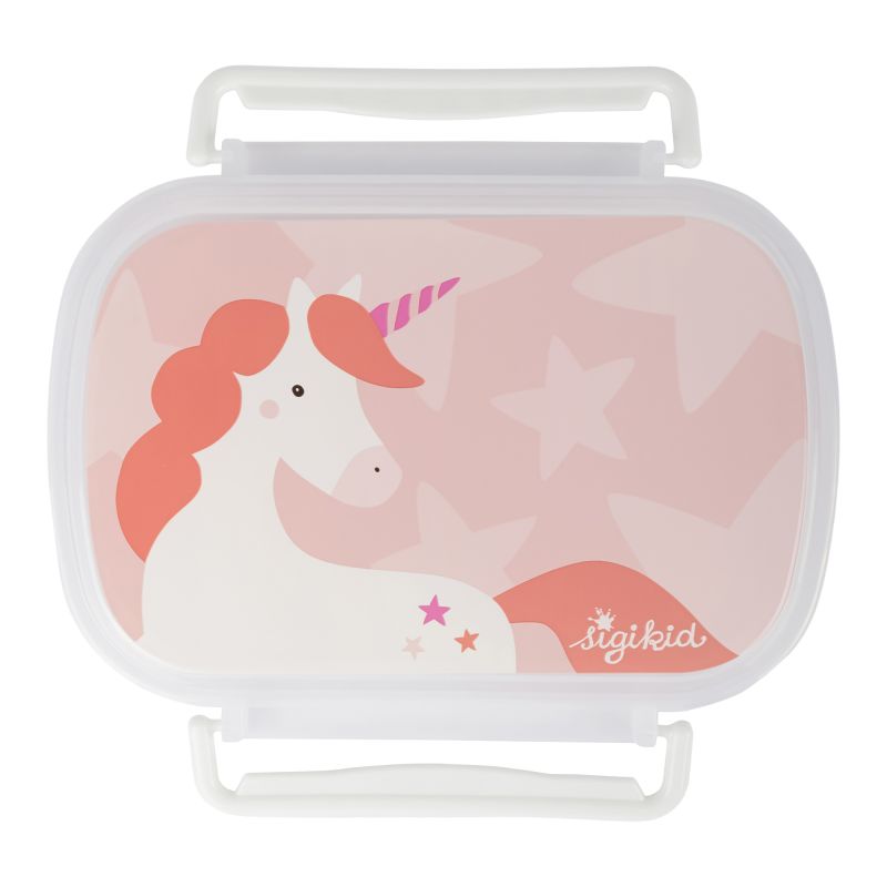Sigikid Kinder Brotdose Einhorn, rot zollfrei