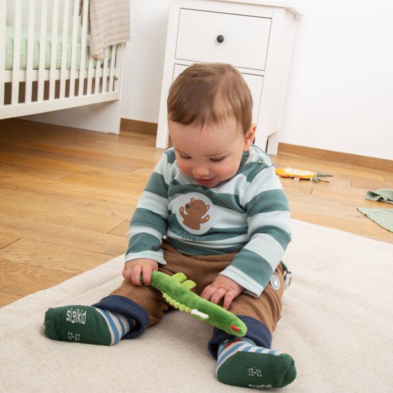 Sigikid Baby Rassel Krokodil, Red Stars Meist gekauft