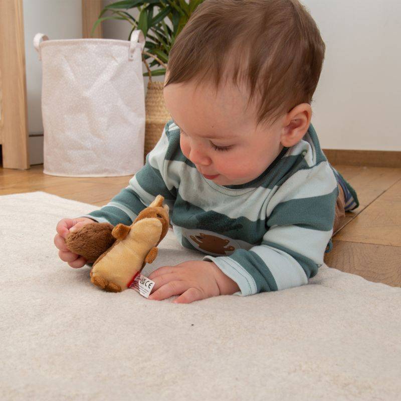 Sigikid Baby Rassel Eichhörnchen, Red Stars Kostenlose Rückgabe