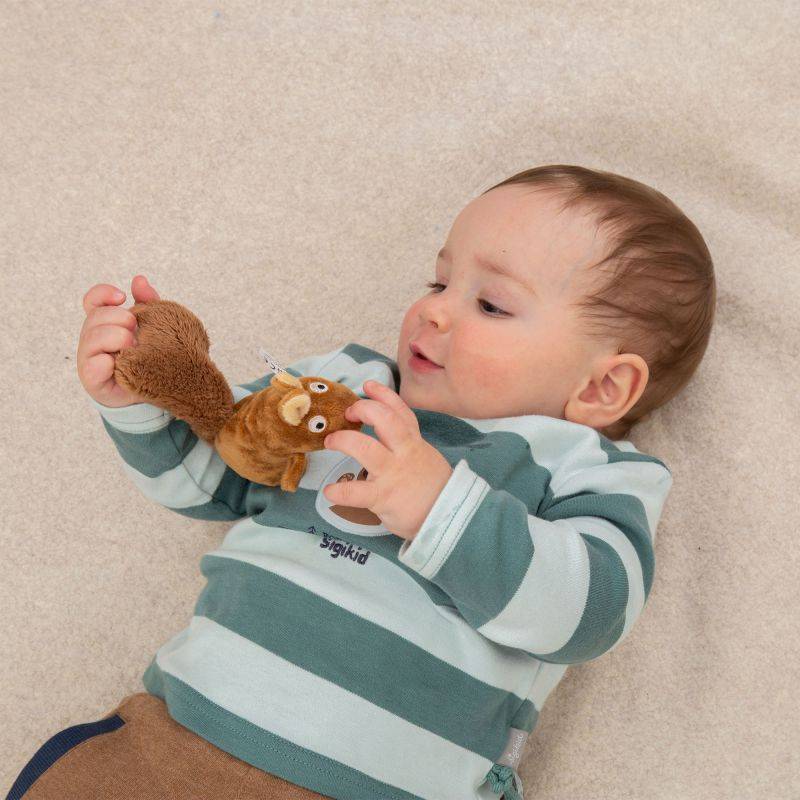 Sigikid Baby Rassel Eichhörnchen, Red Stars Kostenlose Rückgabe