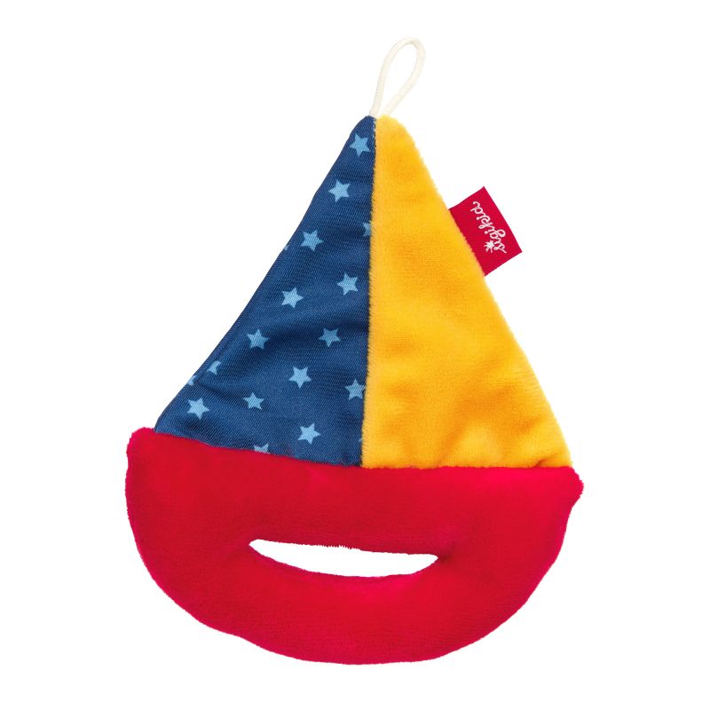 Sigikid Baby Greifling Segelboot, Red Stars Im Verkauf