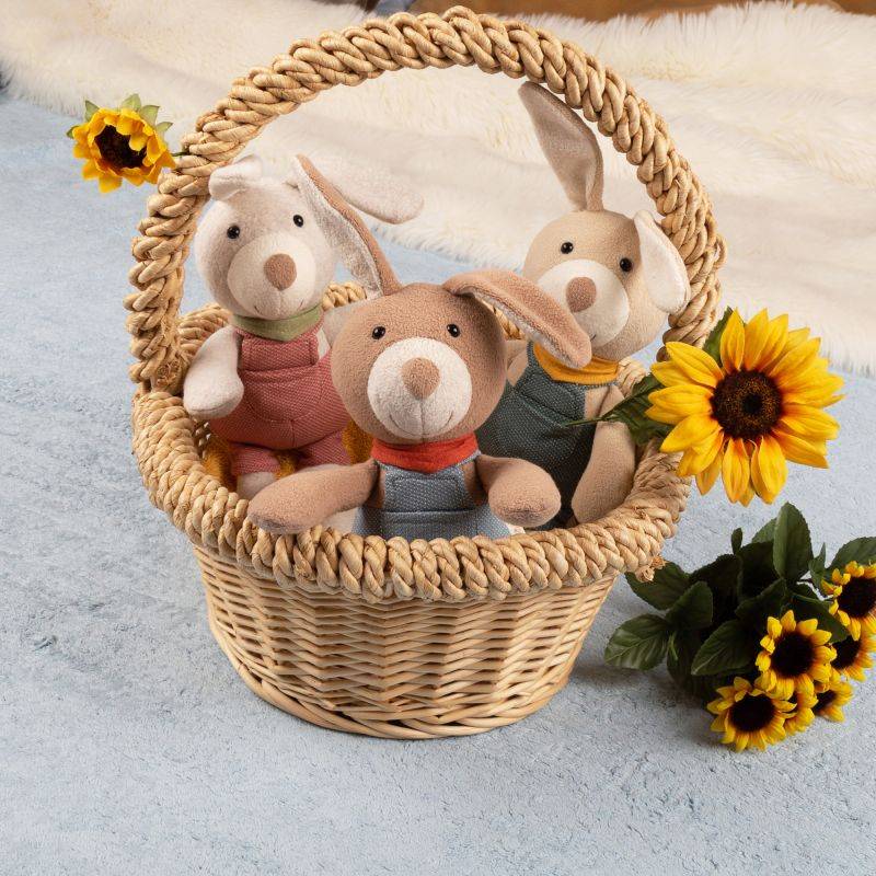 Sigikid Kuscheltier Hase mit Latzhose, magohany Versandkostenfrei