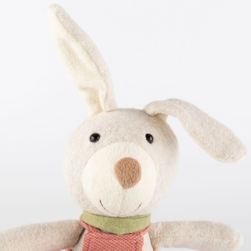 Sigikid Kuscheltier Hase mit Latzhose, magohany Versandkostenfrei