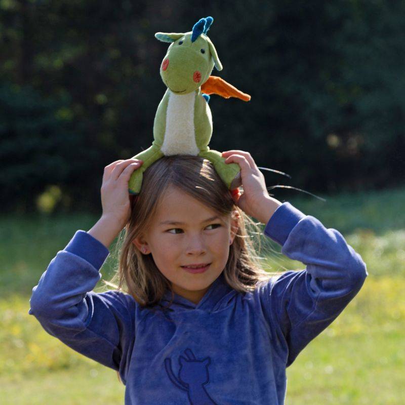 Sigikid Kuscheltier Drache grün, Patchwork Sweety Osterangebot