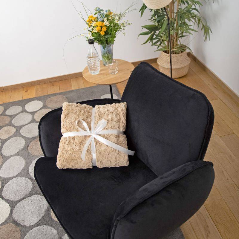Sigikid Beasts Kuscheldecke Plüsch, beige meliert Vatertagsangebot
