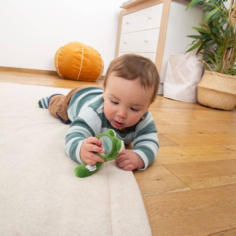 Sigikid Baby Greifling Frosch mit Spiegel, Red Stars Kauf eins, bekomm eins gratis