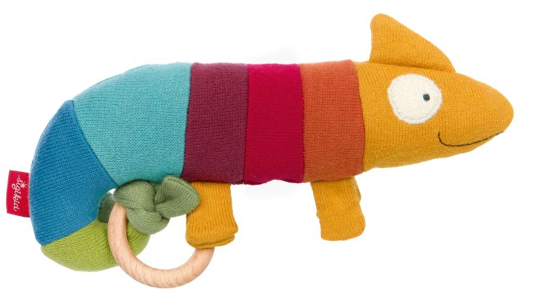 Sigikid Baby Strick Greifling Chamäleon Tiefpreis