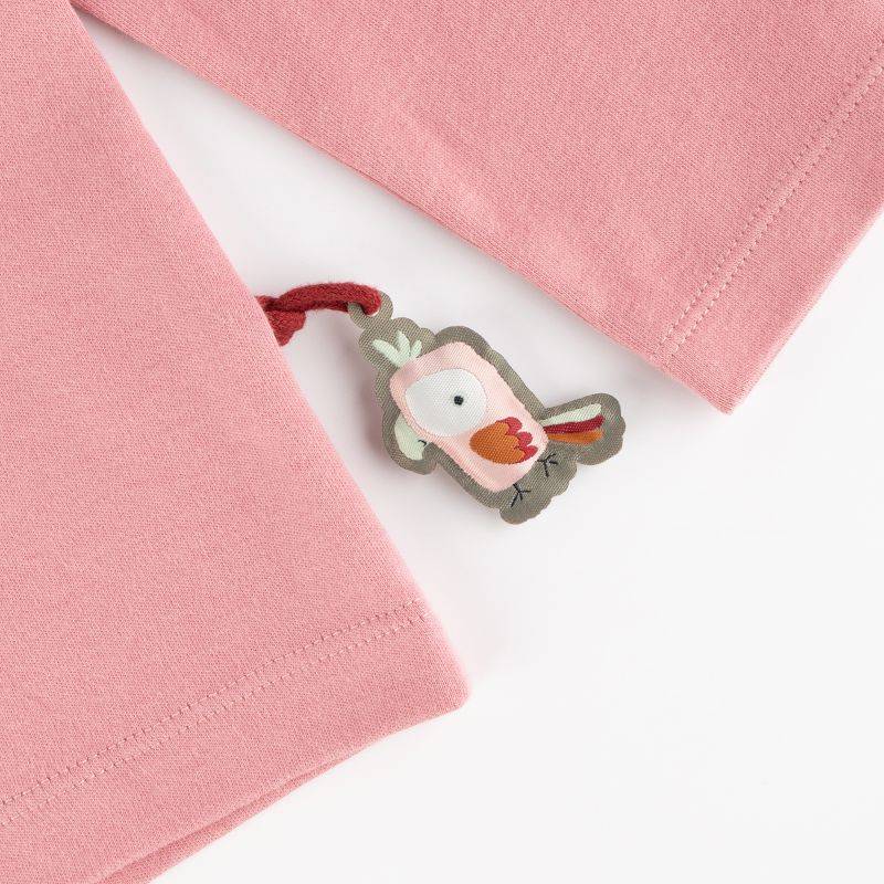 Sigikid Kinder Langarmshirt mit Stickmotiv Kakadu, rosa Schlussverkauf