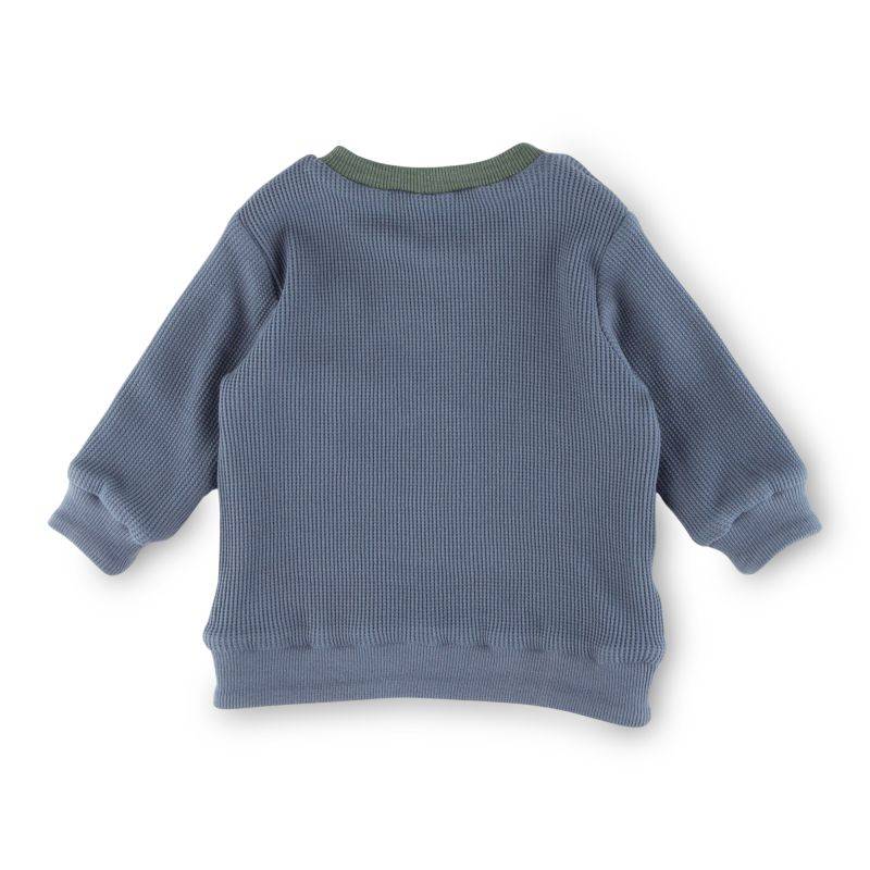 Sigikid Baby Langarm Wendeshirt, blau oder grün-weiß geringelt Meist gekauft