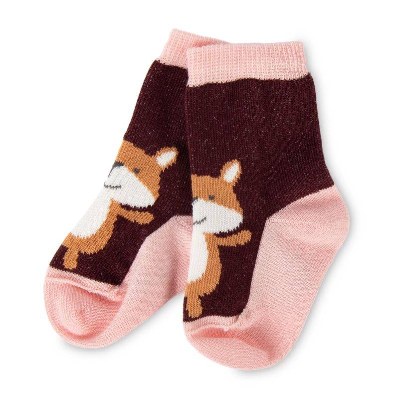 Sigikid Baby 3er Socken-Set rosa/rotbraun/dunkelrot Blitzverkäufe
