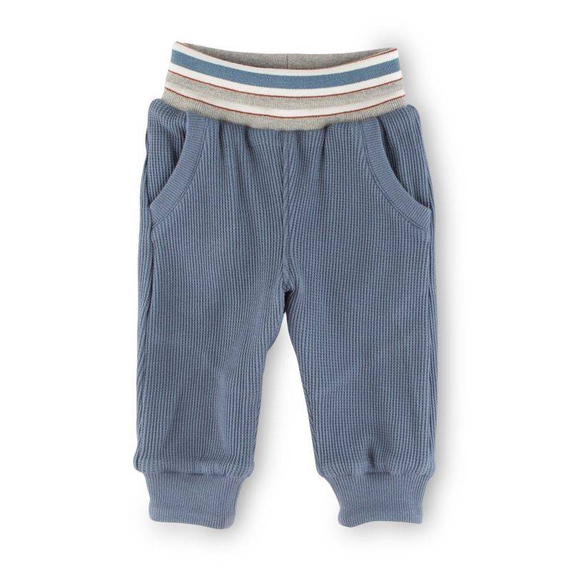 Sigikid Baby Wendehose mit Beinbündchen, grau oder blau Limitierter Zeitrabatt