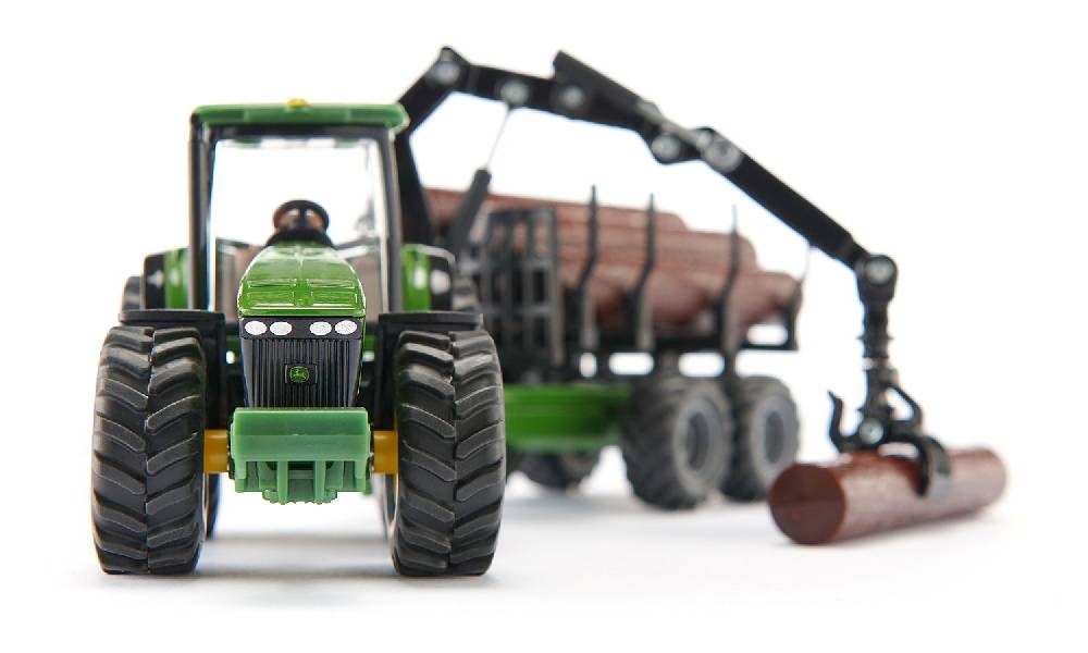 Siku Traktor mit Forstanhänger 10195400003 Black Friday