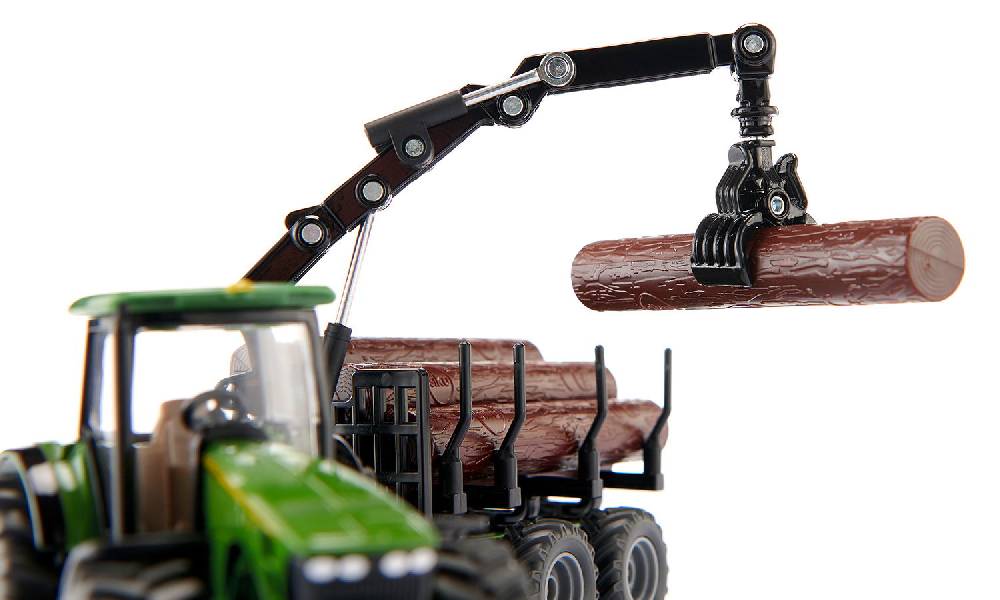 Siku Traktor mit Forstanhänger 10195400003 Black Friday