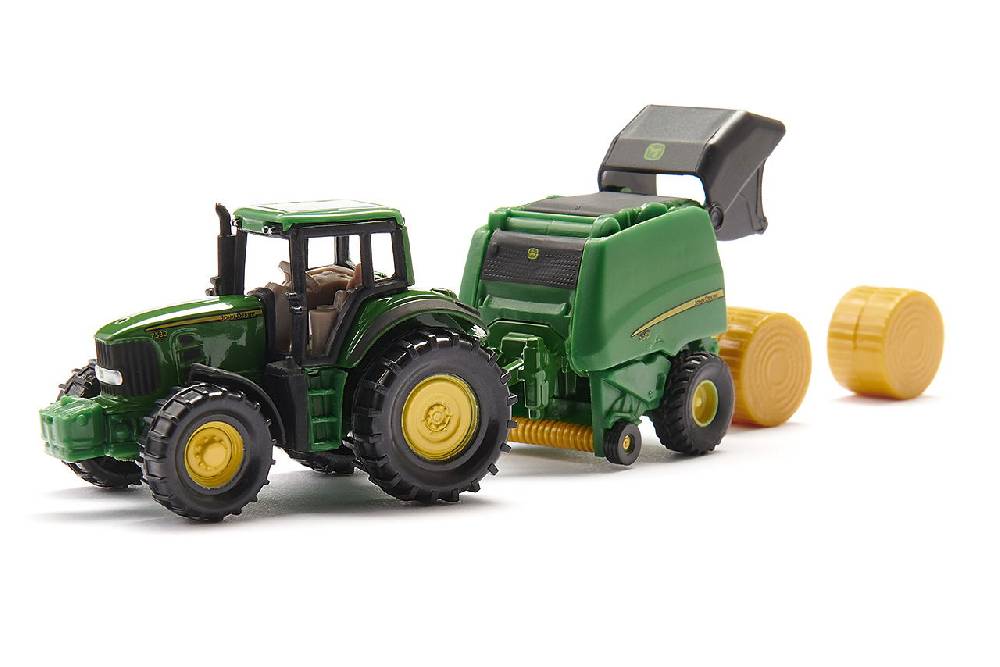 Siku John Deere Traktor mit Ballenpresse 10166500001 Jubiläumsangebot