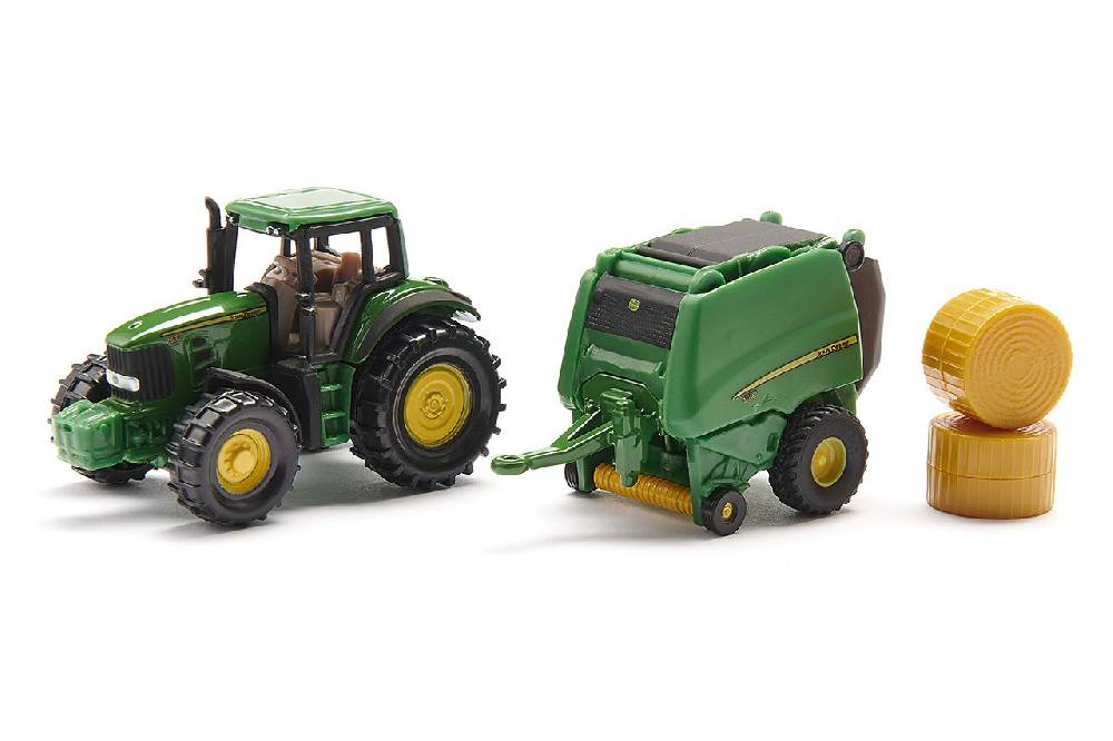 Siku John Deere Traktor mit Ballenpresse 10166500001 Jubiläumsangebot